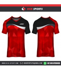 RED CRYSTAL   SOCCER JERSEYS